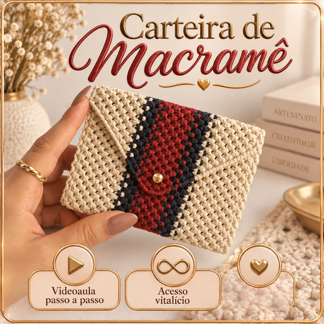 Capa do Carteira de Macramê