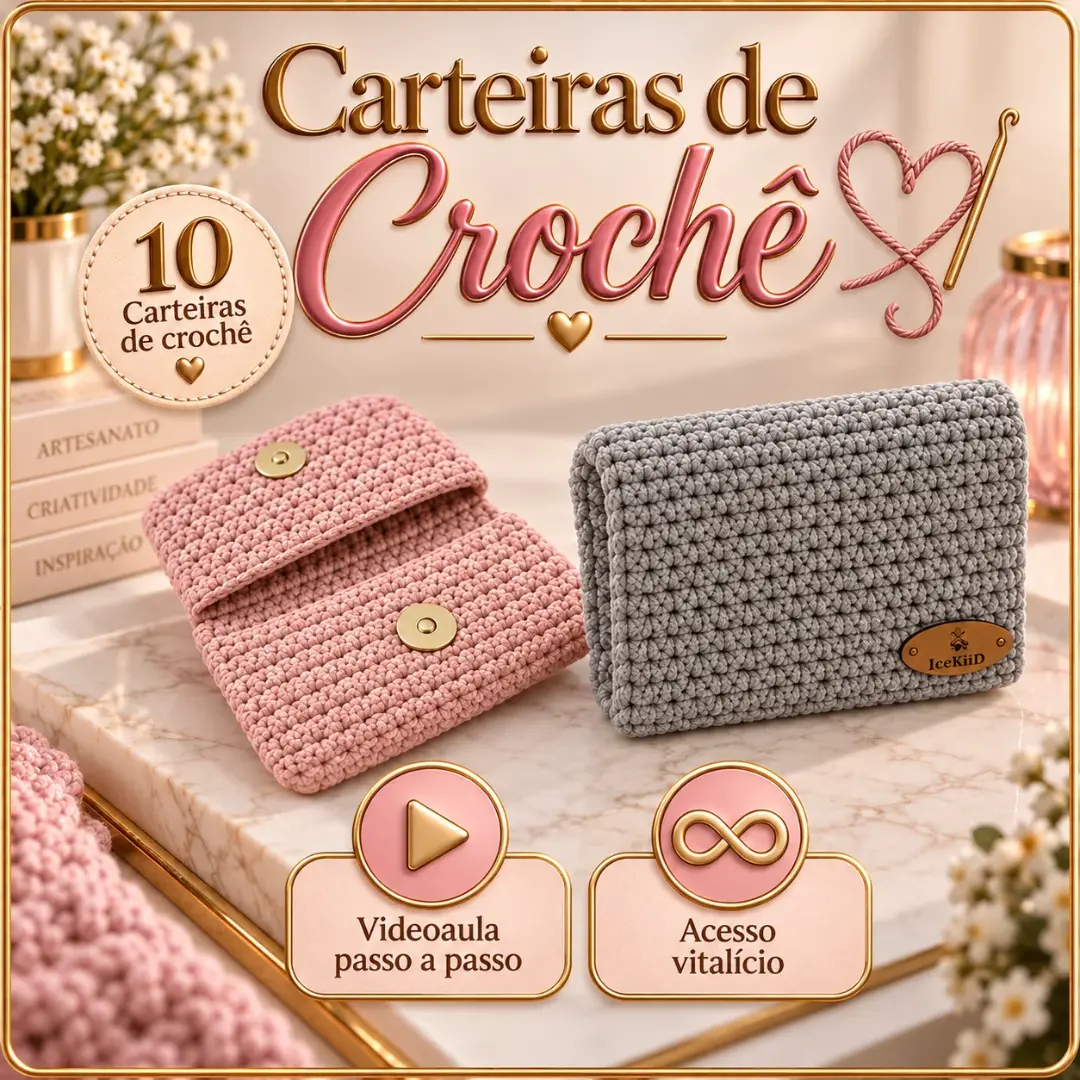 Capa do Carteiras de Crochê